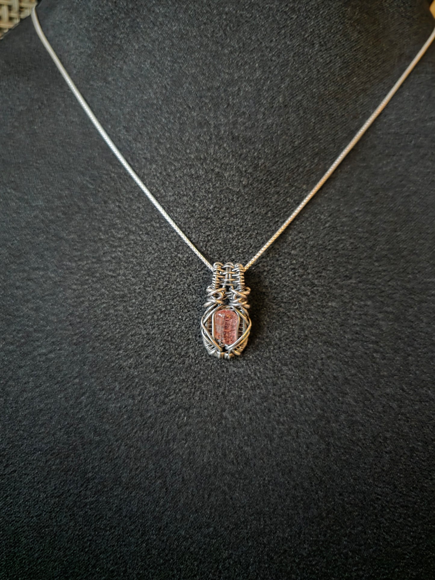 Tumbled Topaz DropWeave