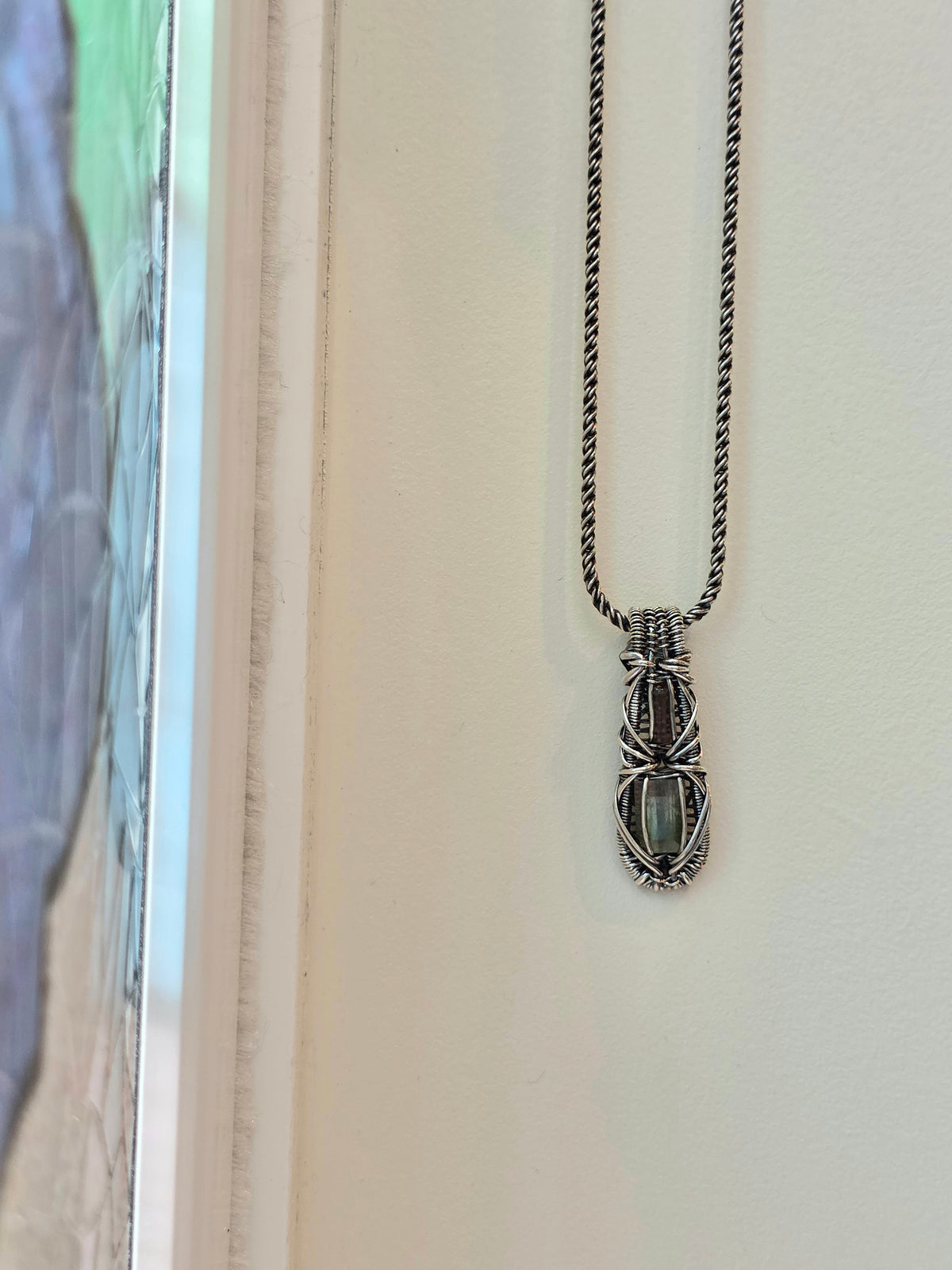 Tourmaline Two Ways DropWeave Pendant