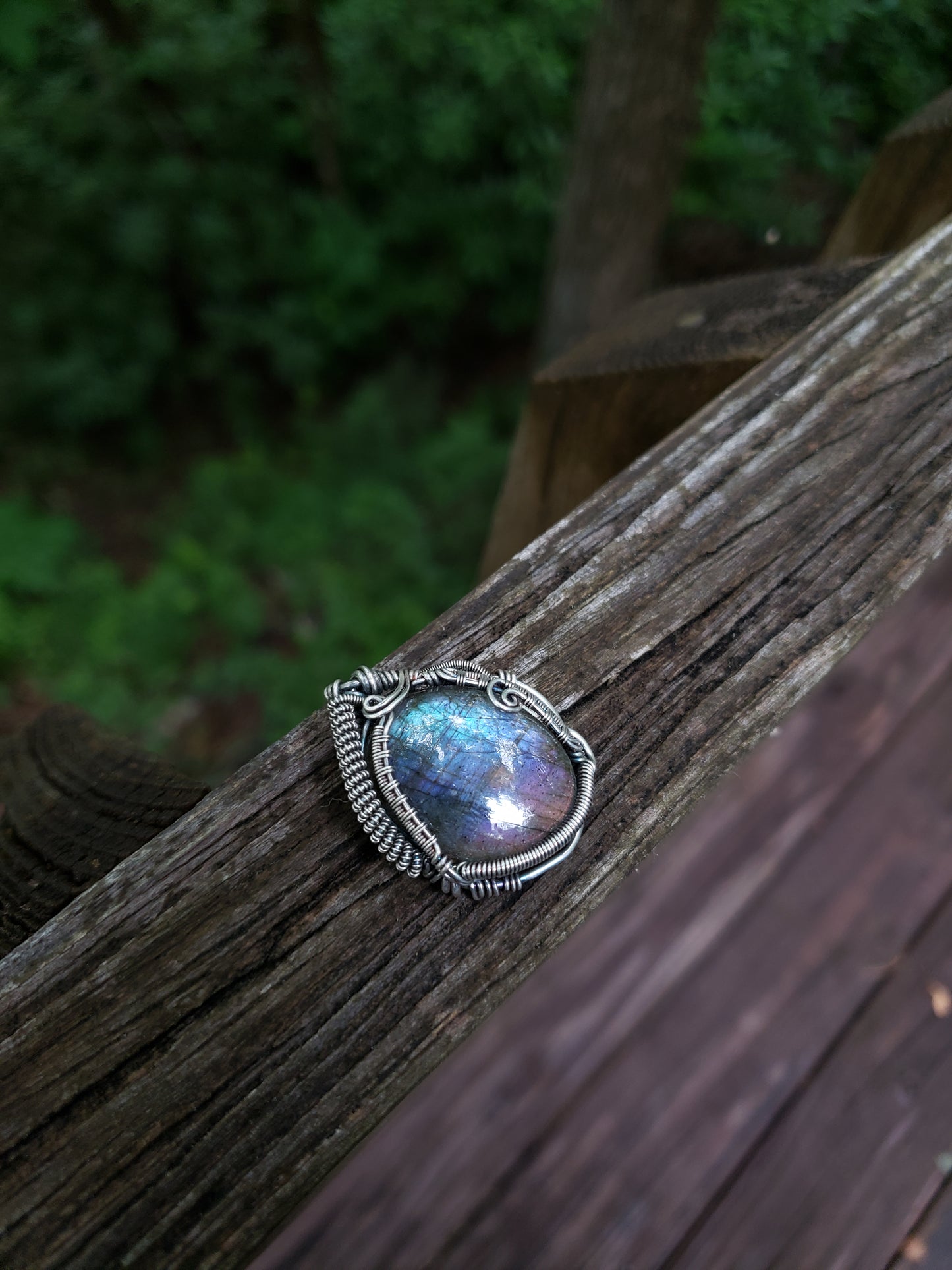 Labradorite Wirewrapped Pendant