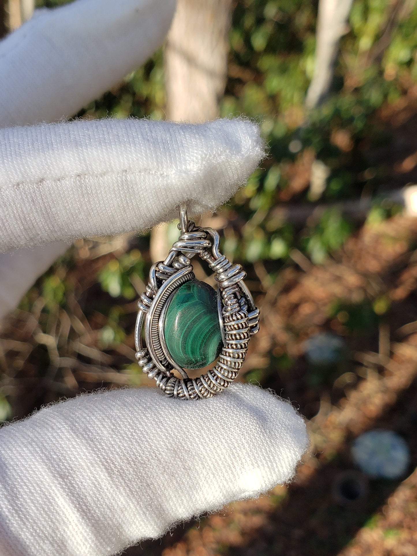 Malachite Flow Pendant