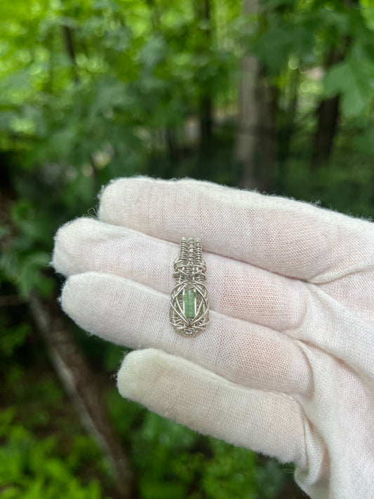 Green Tourmaline DropWeave