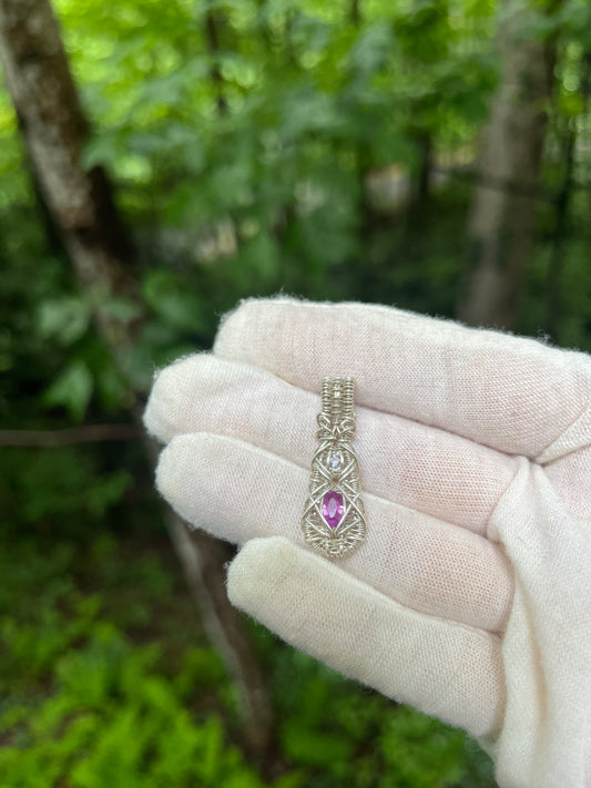 Pink Sapphire DropWeave