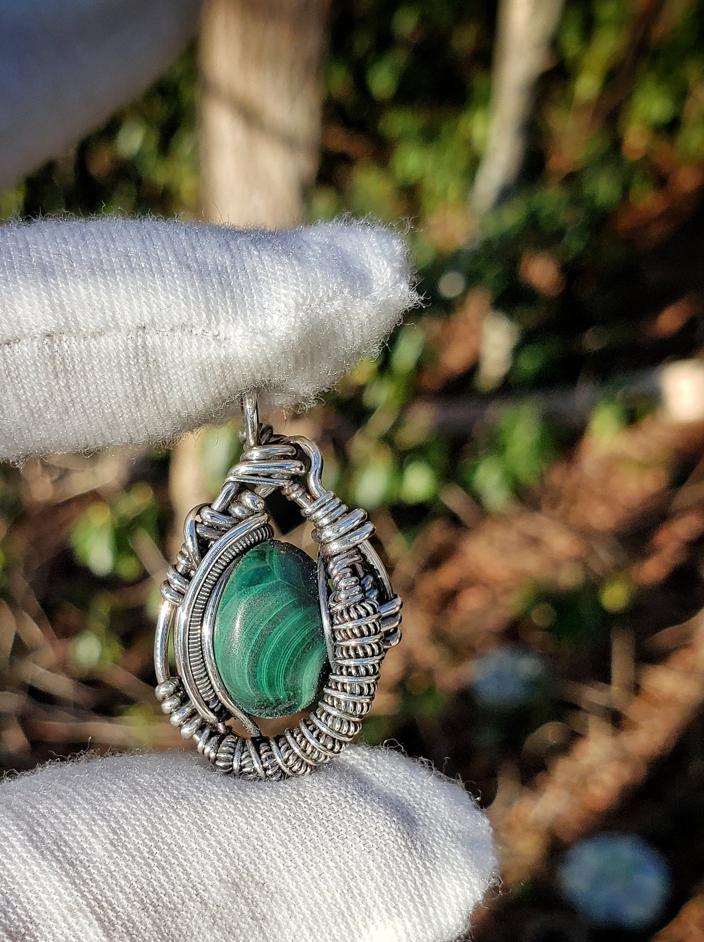 Malachite Flow Pendant